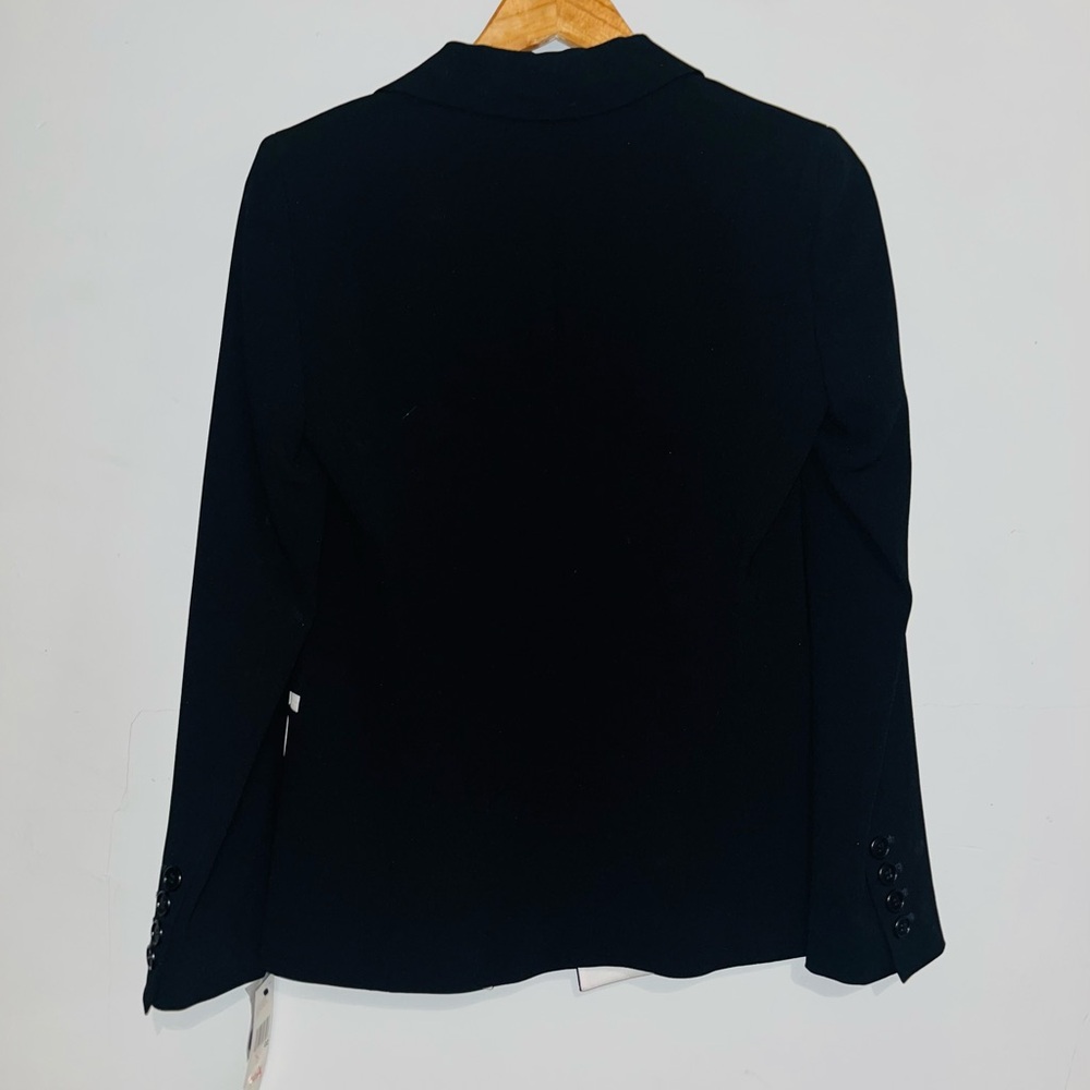 DKNY Black Blazer Tuxedo Style Sz 2 NWT! - Picture 3 of 10
